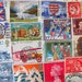 Bangers and Mash 50 Vintage Postage Stamps United Kingdom Great Britain England London Edinburgh Manchester Liverpool Worldwide Philately