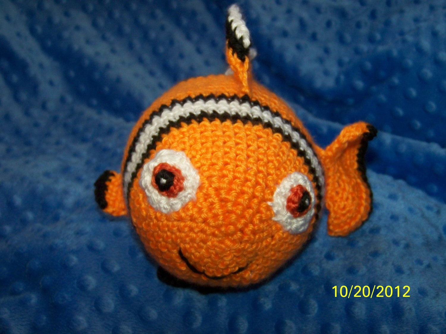 Crochet Nemo fish crochet clown fish ANY colors you want Can