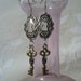 Lock and Key Earrings