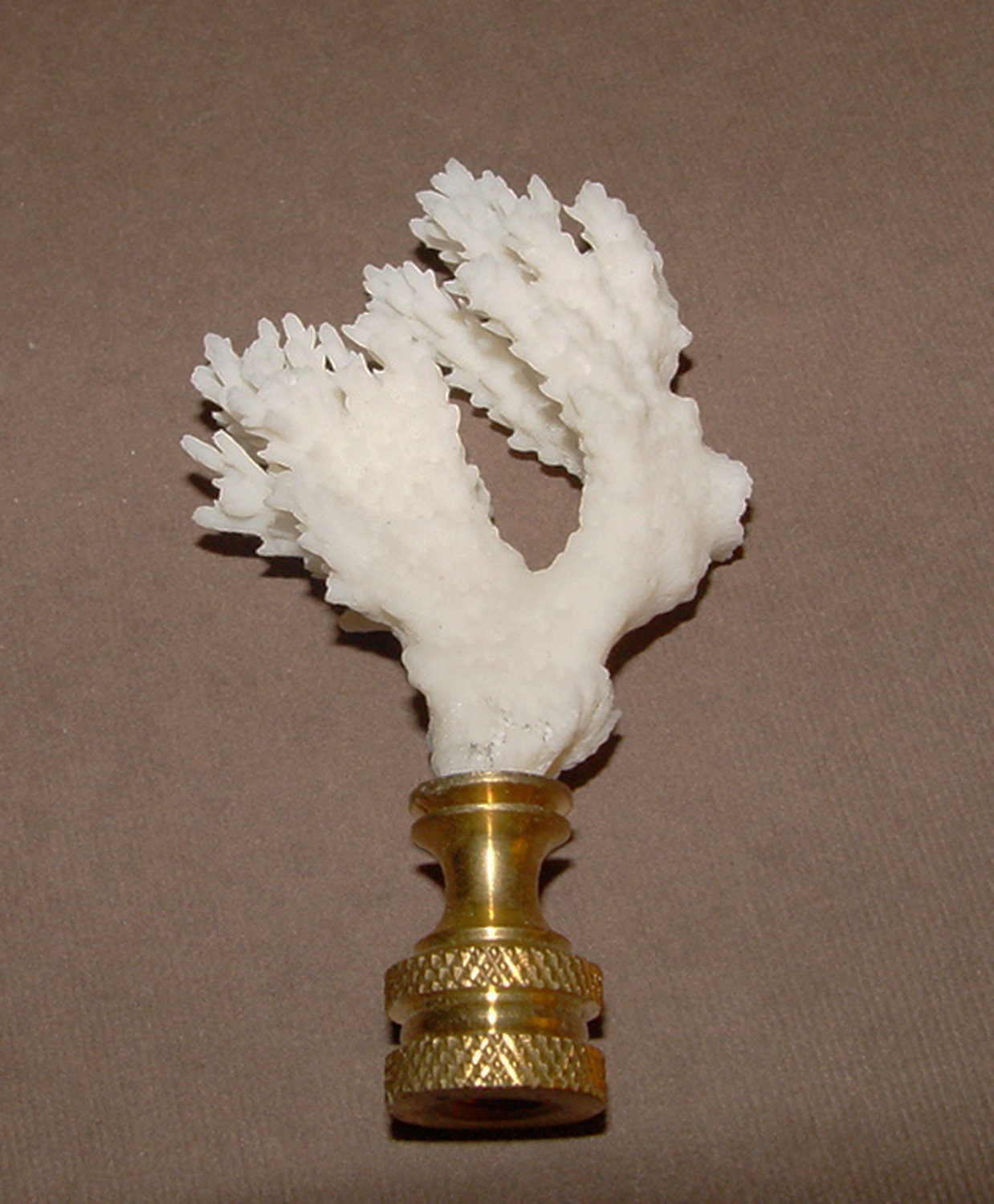 Natural Sea Coral Lamp Finial
