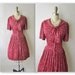 60's Day Dress // Vintage 1960's Mid Century Abstract Print Mad Men Day Dress L