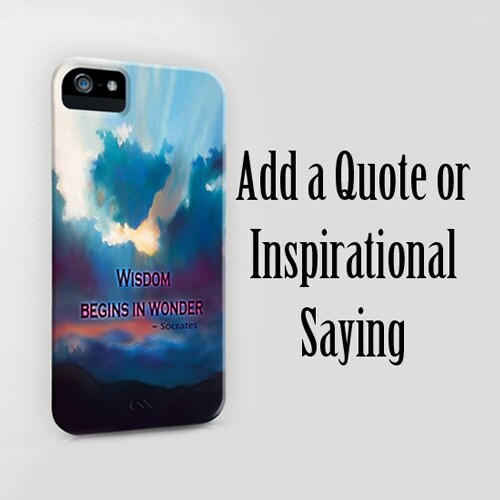 Personalized Phone Case Custom Inspirational Quote Case