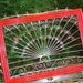 FAUX Bamboo RED Large Wall Mirror 41 1/2 x 29 1/2 Thick 5 1/2 inch FRAME or Choose Color