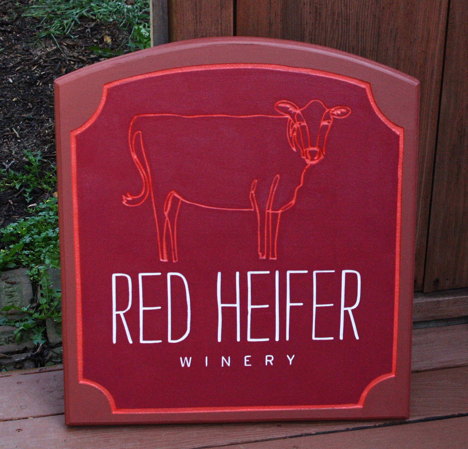 Custom Vineyard Sign home decor housewares outdoor sign wall