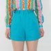 RESERVED Vintage Shorts High Waist Teal XS