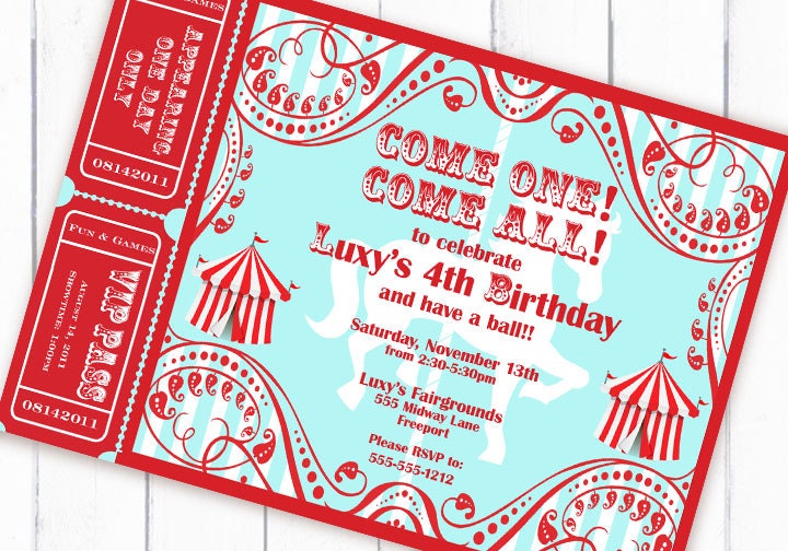 carnival invites