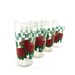 Watermelon drinking glasses - Anchor Hocking red green glassware