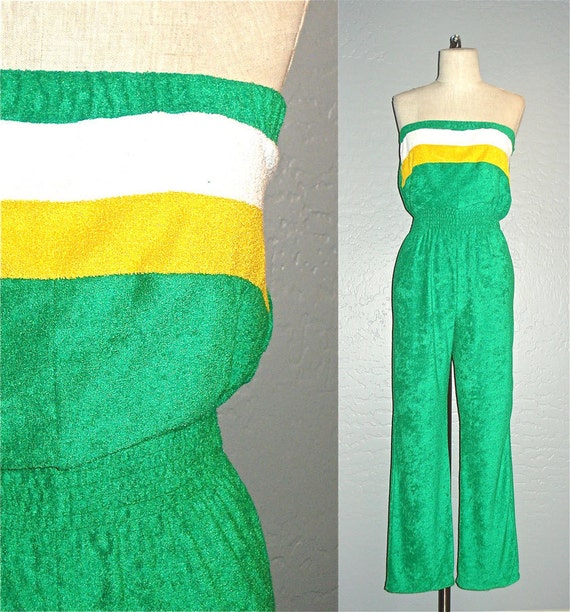 terry cloth jumpsuit