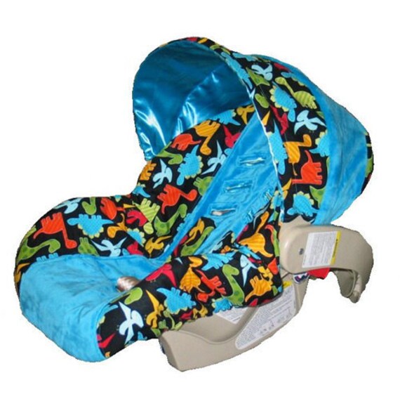 ON SALE Baby Car Seat Cover boy car seat cover Black by isewjo