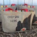 12 Semi Custom Eco-Friendly Tote Bags / Gift Bags - Handmade from Recycled Coffee Sacks