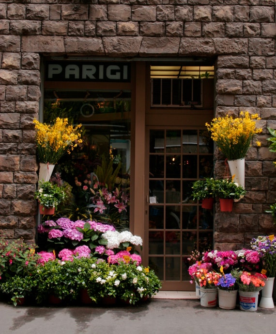 Items similar to Flower Shop Florence, Italy on Etsy
