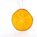 Persimmon Necklace - Real Fruit Jewelry