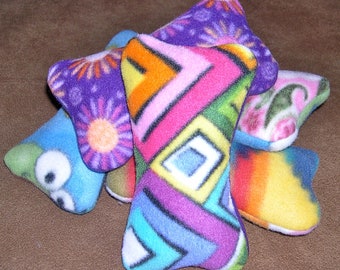 FIVE Xtra Tough Squeaky Dog Toys