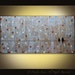 Bird Painting Abstract original acrylic on canvas birds on a wire 6 foot