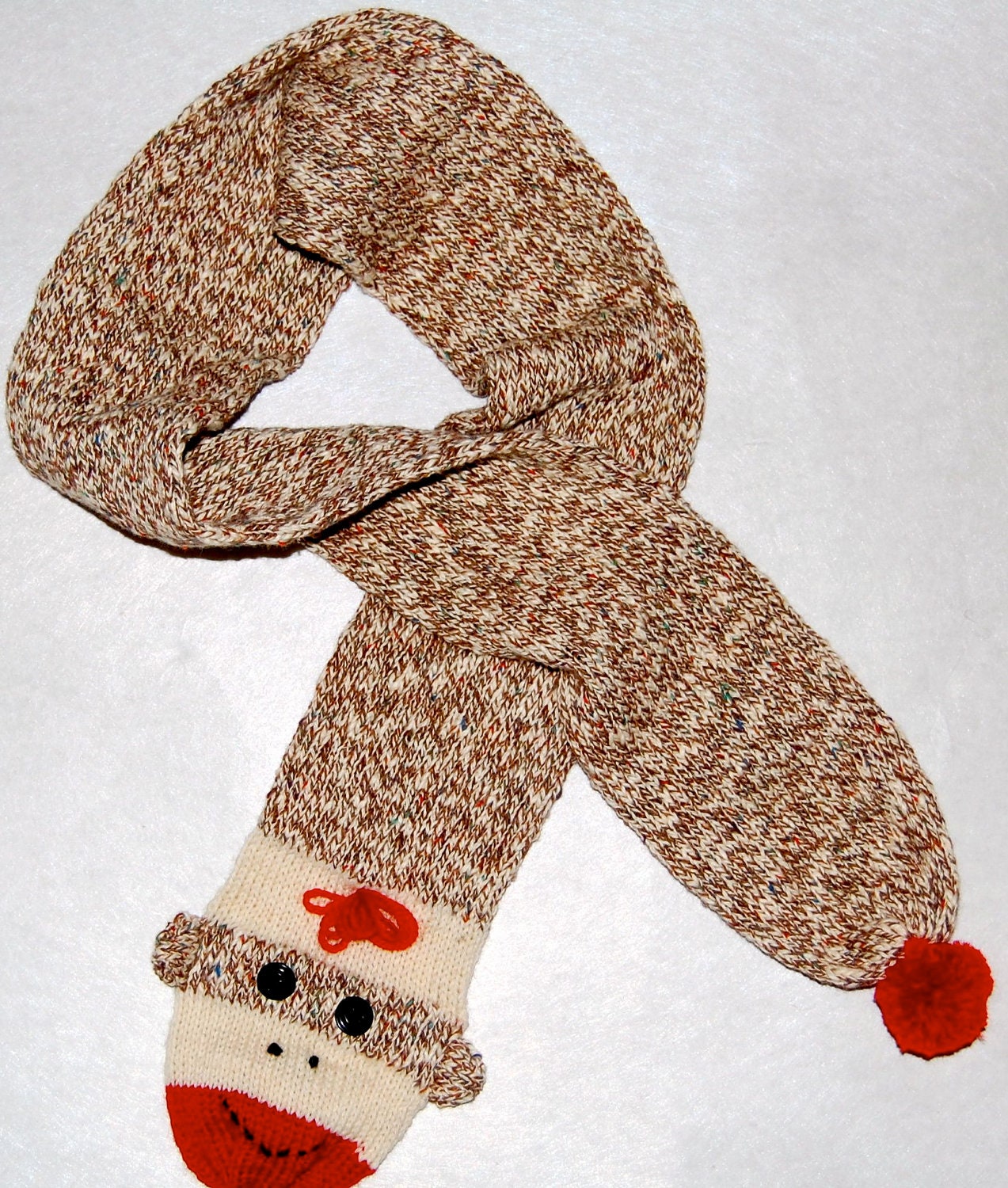 knit sock monkey