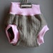 Large--Lambie Love Wool Soaker--Buckwheat Berries--Cloth Diaper Cover