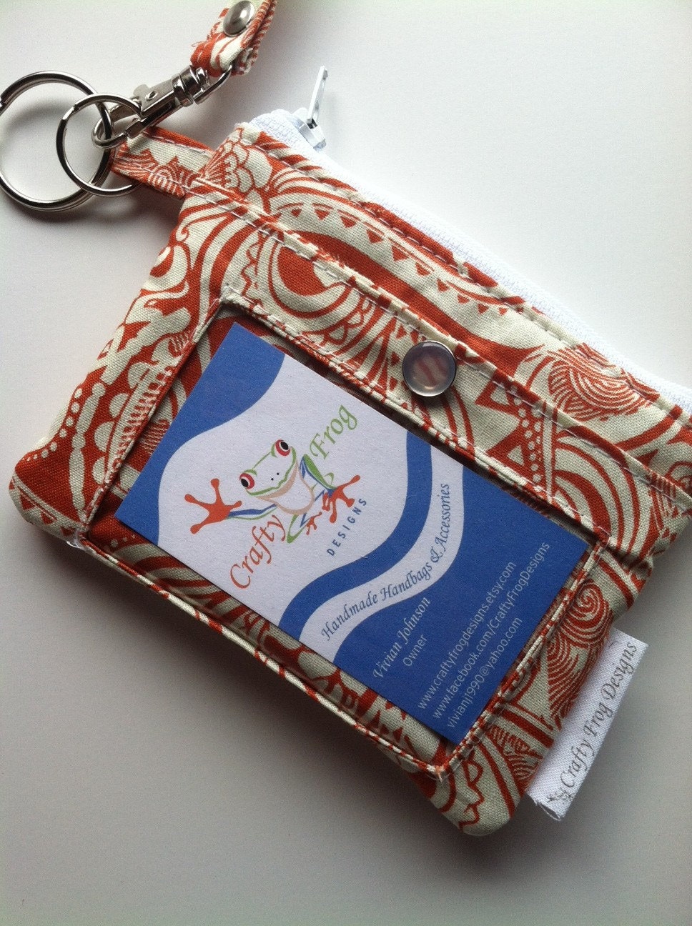 ID Zipper Pouch ID holder Lanyard Pouch ID Badge