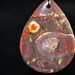 20% Off Sale Was 34x46x7mm Gorgeous -Mexican BIRDSEYE RHYOLITE Jasper X-Large Pear Pendant - A0591E