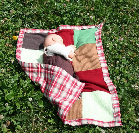 Items similar to Baby blanket in recycled pure cashmere sweaters on Etsy