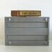 Vintage Weis Industrial Grey Metal File Box