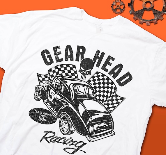 Gear Head Racing small medium gear head by gearheadthreads