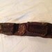 Suede Steampunk Belt with bags/pouches can be used for Bellydance or as a fanny pack