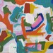 Original 14x18 abstract acrylic on canvas by Kerry Steele