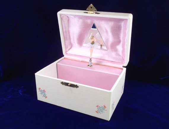 Vintage Mele Ballerina Jewelry Box - Vintage Ballerina Music Box For Sale