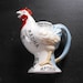 RESERVED FOR JILL Vintage French Publicity Pitcher in the shape of a Coq