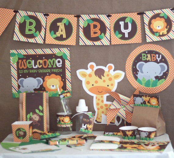 safari baby shower