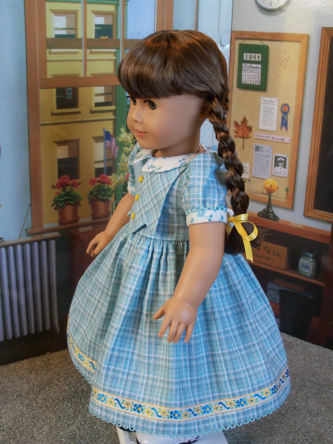 American Girl 1940s School Dress / Clothes for American Girl