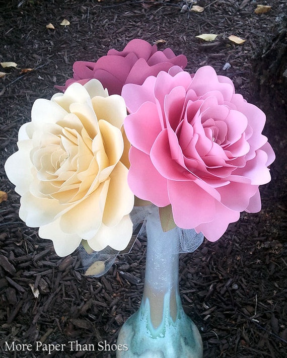 Paper Flowers Wedding Decorations Table Centerpiece