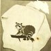 Vintage 50s Sweater Pattern Raccoon Knitting Unisex Mary Maxim 4144 Sz 38 - 44