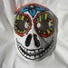 hand sculpted paper mache clay Sugar Skull, Day of the Dead, male Masquerade mask, dia de los muertos, costume