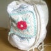 Vintage backpack. Upcycled. Decorated napkins. Replace extracted pillow