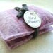 Hand Warmers Wool LIGHT PURPLE Lavender Fair Isle Sweater Wool