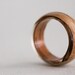 birch bark size 6.5 transparent round resin eco ring