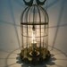 Anthropologie inspired bird cage table lamp