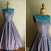 Vintage 1950s Lace Party Dress