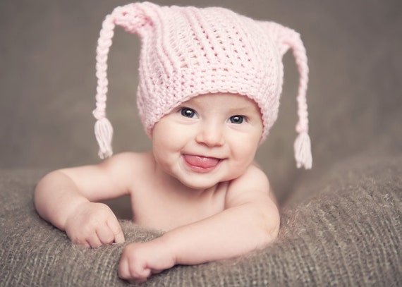 Items similar to Pigtails Crochet Hat Pattern (386) on Etsy