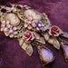 Victorian Cameo Earrings- Lavender and Pink Opals and Roses Hand-painted Shabby Chic Cameo Earrings- Victorian, Edwardian, Ornate- MTO