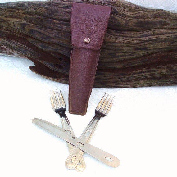 Boy Scout Equipment Eating Utensils Vintage Boy Scouts