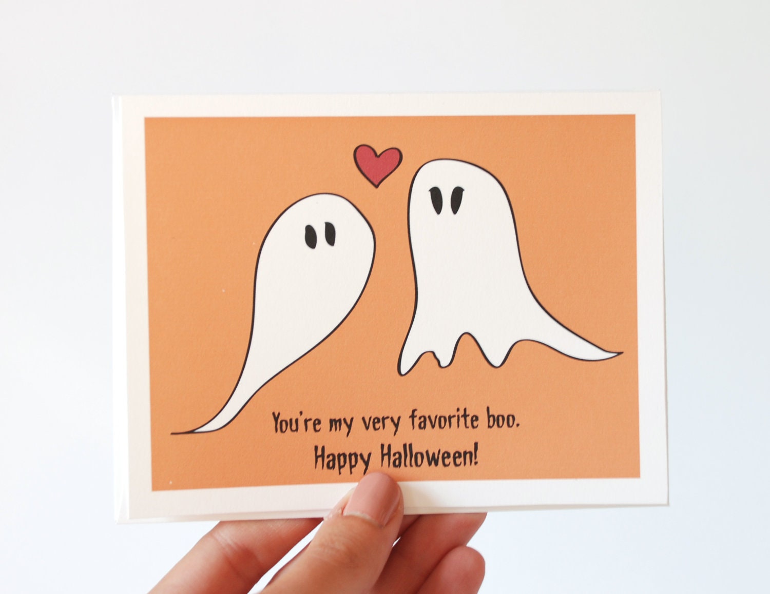 Halloween Card You re My Very Favorite Boo I Love By RowHouse14