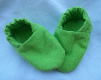 lime green booties