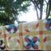 Fall Sale 20% Off / 1930's Antique Tumbling Block Star Vintage Quilt - Feedsacks - Spectacular
