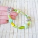 Grass Green Beads Bracelet OOAK Design