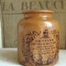 Vintage FRENCH Mustard Pot, 1 lb Crock, Moutarde, from Paris Flea Market