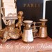 RESERVE for LaMaisonInteriors: Antique French Paris Opera Glasses, Lefevre Paris, Mother of Pearl, Brass