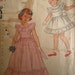 Flower Girl, 1948 Simplicity Formal Gown in 2 Lengths Pattern 2686, Size 6