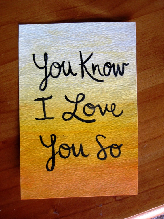 Yellow Coldplay lyrics Watercolor painting 4x6